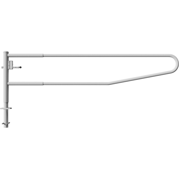 Swiveling gates | for casting in concrete, hot-dip galvanized | total width: 3500 mm | with triangular lock